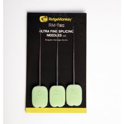 RidgeMonkey ihla RM-Tec Ultra Fine Splicing Needles 3ks