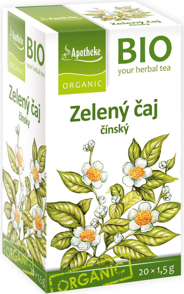 Apotheke Bio SELECTION zelený čaj 20 x 1,5 g