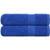 VidaXL Osušky, 2 ks, modré, 70x140 cm, bavlna 100 %