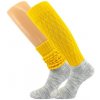 VOXX NARVIK / Dámske thermo ponožky s merinom a alpakou - žltá 35-38