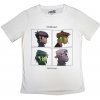 Gorillaz tričko Demon Days Biela L