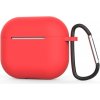 Ochranné pouzdro na Apple Airpods 3, silikónové hladké Farva: Červená