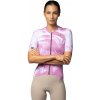 ALÉ Cycling Clothing Alé PR-E Palm SS W, Cipria Veľkosť: S Všestranný dámsky cyklistický dres s krátkym rukávom