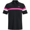 Pánske golfové tričko Under Armour T2G Colour Block M Čierna/Ružová