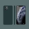 AppleKing silikónový ochranný kryt s rovnými hranami pre iPhone 11 Pro Max - tmavozelený - možnosť vrátiť tovar ZADARMO do 30tich dní