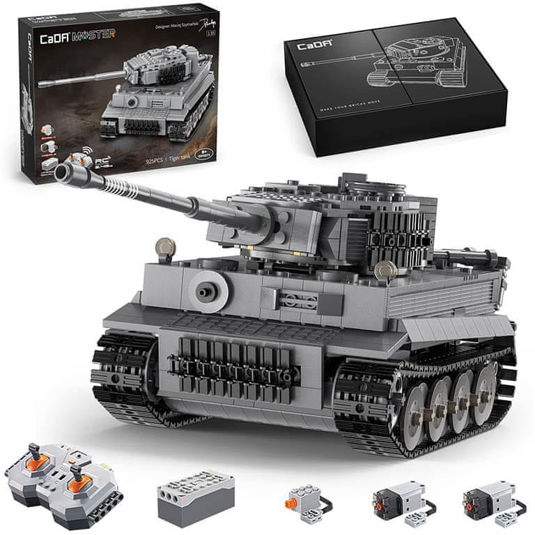 CADA Master Tank Tiger na dálkové ovládání 1:35 925 ks