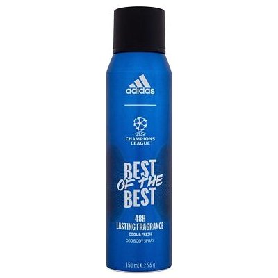 Adidas UEFA Champions League Best Of The Best 150 ml deodorant ve spreji bez obsahu hliníku pro muže