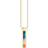 Thomas Sabo KE2113-971-7 Ladies Necklace - Rainbow Stone