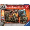 Ravensburger Puzzle Premium Jurský svet Zánik ríše 3 x 49 dielikov