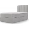 Čalúnená boxspring posteľ Magic Mini 100x200 - sivá