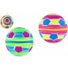 Teddies Lopta nafúknutá farebný priemer 22cm 3 farby v sieťke