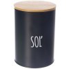 Dóza Soľ BLACK pr. 11 cm