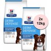 Hill's Prescription Diet Derm Defense Alergia a starostlivosť o kožu pre psov 2 x 12 kg