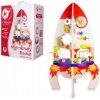 Teddies Hrací stůl dřevo edukační raketa, 512050