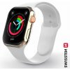 SWISSTEN silikonový řemínek pro Apple Watch 38-40 mm bílá 46000104