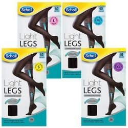 Scholl Kompresné pančuchové nohavice čierne 60 DEN Light LEGS od ...