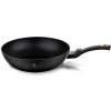 BerlingerHaus WOK Panvica s mramorovým povrchom 28 cm Black Rose Collection BH-1638