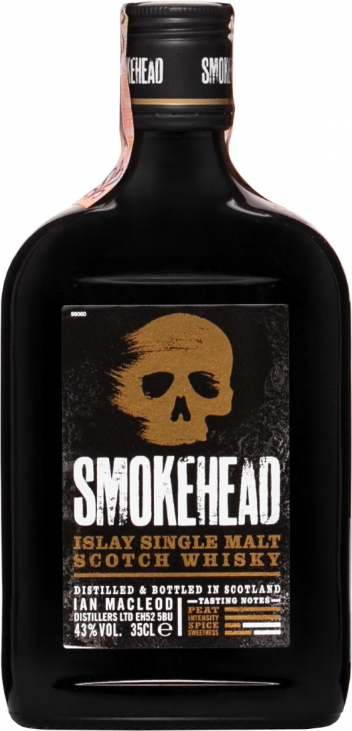 Smokehead MIDI 43% 0,35 l (čistá fľaša)