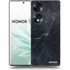 Picasee silikónový prehľadný obal pre Honor 70 - Black marble