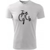 Cycle bicykel - Pánske tričko Fantasy športové - M ( Biela )