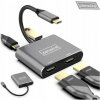 ZENWIRE USB-C 4-v-1 2x HDMI adaptér BYL-2309