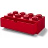 LEGO® stolní box 8 se zásuvkou červený LEGO40211730