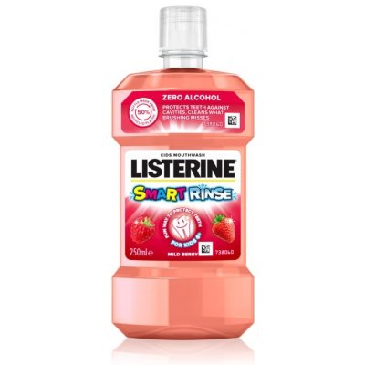 Ústna voda LISTERINE Smart Rinse Mild Berry-pre deti-250ml
