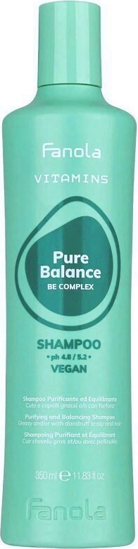 Fanola Vitamins Pure Balance Shampoo čistiaci šampón proti lupinám 350 ml