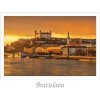 Pohľadnica A6 Bratislava XLVI (Zlatý podvečer)