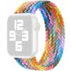 AppleKing nylonový remienok s vrkočovým vzorom pre Apple Watch 42mm / 41mm / 40mm / 38mm - L - pastelový - možnosť vrátiť tovar ZADARMO do 30tich dní