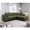 | Rozkladacia rohová sedačka LAGOA pravá zelená s úložným priestorom do L | FF0016