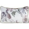Takoy PREMIUM obojstranný vankúš ROSALIA z mäkkého velúru s rastlinným motívom a lemovkou po okrajoch-HF-462719 | 45 x 30 cm