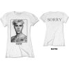 Justin Bieber tričko Sorry Ladies Žena Biela