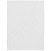 B.E.S. Petrovice, s.r.o. Prestieradlo Jersey česaná bavlna MAKO Biela 200 × 220