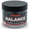 Mikbaits Vyvážené Boilie Mega Balance BigB Broskyňa Black Pepper 300 ml 30 mm