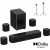 Ultimea Aura A60 7.1 Soundbar + Steady 310 Reproduktorové Stojany