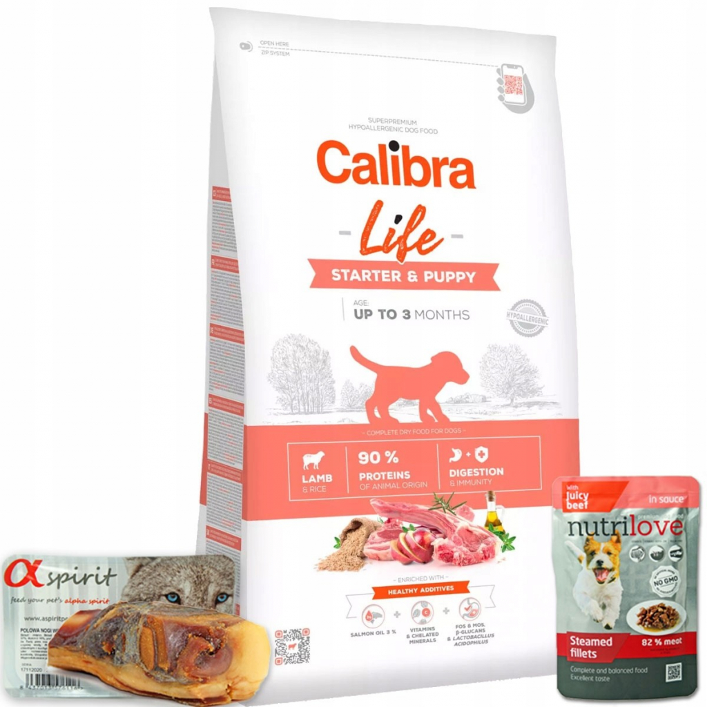 Calibra Dog Life Starter & Puppy Lamb 12 kg