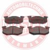 Sada brzdových platničiek kotúčovej brzdy MASTER-SPORT GERMANY 13046039542N-SET-MS