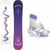 Gravity Sirene White 24/25 dámsky snowboard + Gravity Fenix white/lavender viazanie + zľava 20 € na príslušenstvo - 156 cm + S (EU 37)