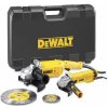 DeWALT DWE492SDT Set uhlových brúsok 230 mm+125 mm