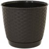 Prosperplast Kvetináč Ratolla Round 25 cm umbra