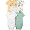 CARTERS CARTER'S Body krátky rukáv Veggies neutrál LBB 5 ks PRE, veľ. 46