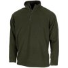 MFH flísové tričko Troyer s dlhým rukávom, OD green - XXL