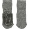 Detské Protišmykové Merino Ponožky MpKids – Grey Melange Veľkosť: 19/21