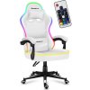 Herné biele kreslo Huzaro s RGB osvetlením FORCE 4.4 RGB WHITE, HZ-Force 4.4 RGB WHITE SKL6