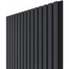 WALL CONCEPT akustický panel antracit, čierny filc + MDF, 2750x604x21 mm, 1,66 m2