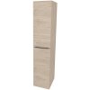 Mereo, Mereo Mailo, kúpeľňová skrinka vysoká 170 cm, chróm madlo, Multidecor, Light Rock Hickory, MER-CN594LPLRH1