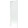Mexen Next L, 1-krídlová vaňová zástena 60 x 150 cm, transparent, 6mm číre sklo, profil brúsená oceľ, 895-060-000-03-00-97