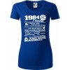 1984 v kocke - Dámske tričko z organickej bavlny Origin (GOTS) - XL ( Kráľovská modrá )