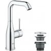 Grohe Essence New - Umývadlová batéria s výpustom Push-Open, chróm 23799001